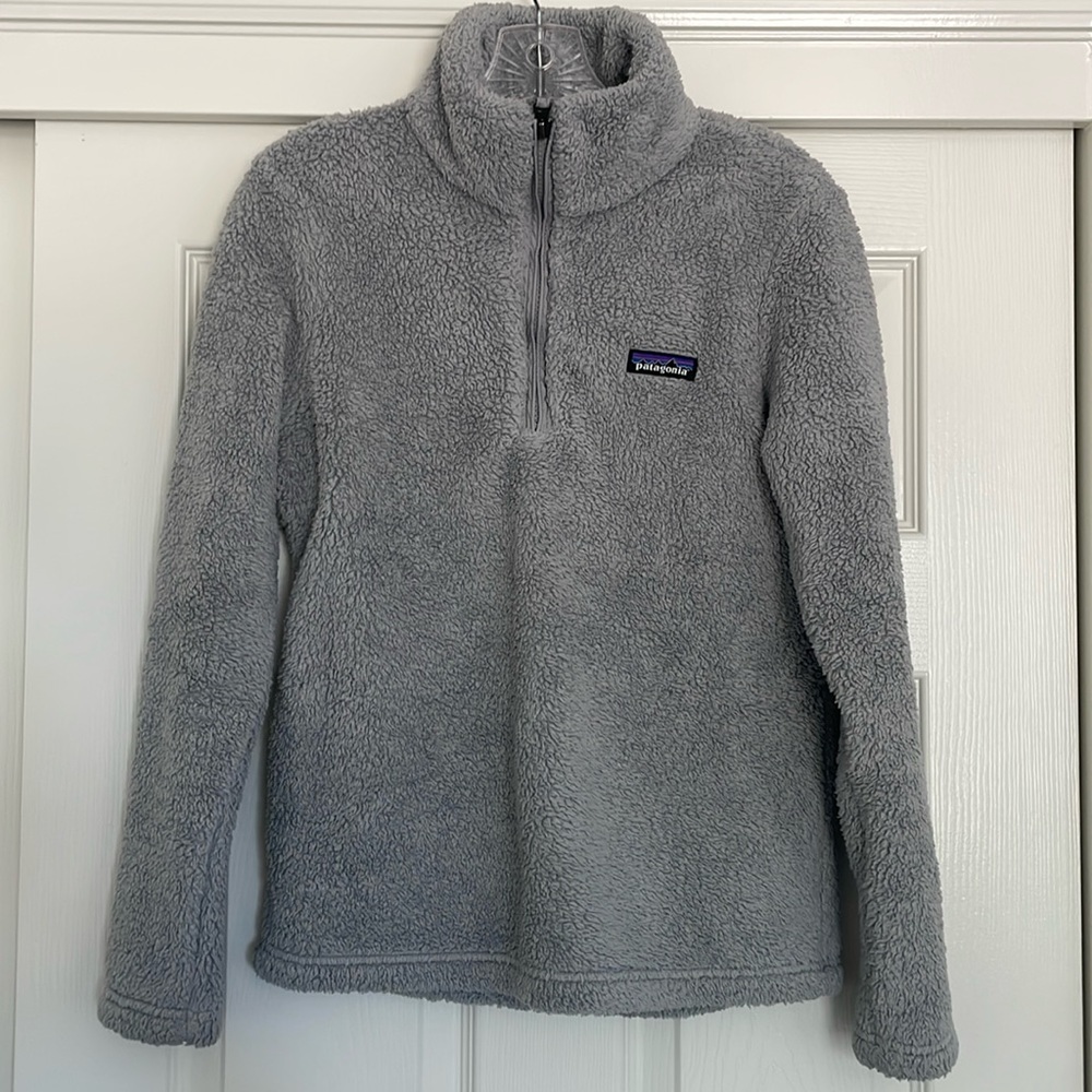 Patagonia Women's Los Gatos 1/4 Zip Fleece Jacket size XS in color Salt Grey